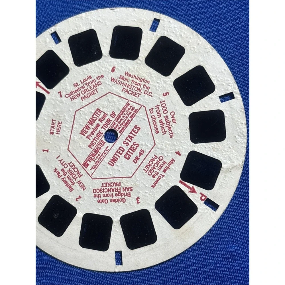 VIEW MASTER REELS A 361,GRAND CANYON Mesa Verde, Yellow Stone,Cambodia&more 19